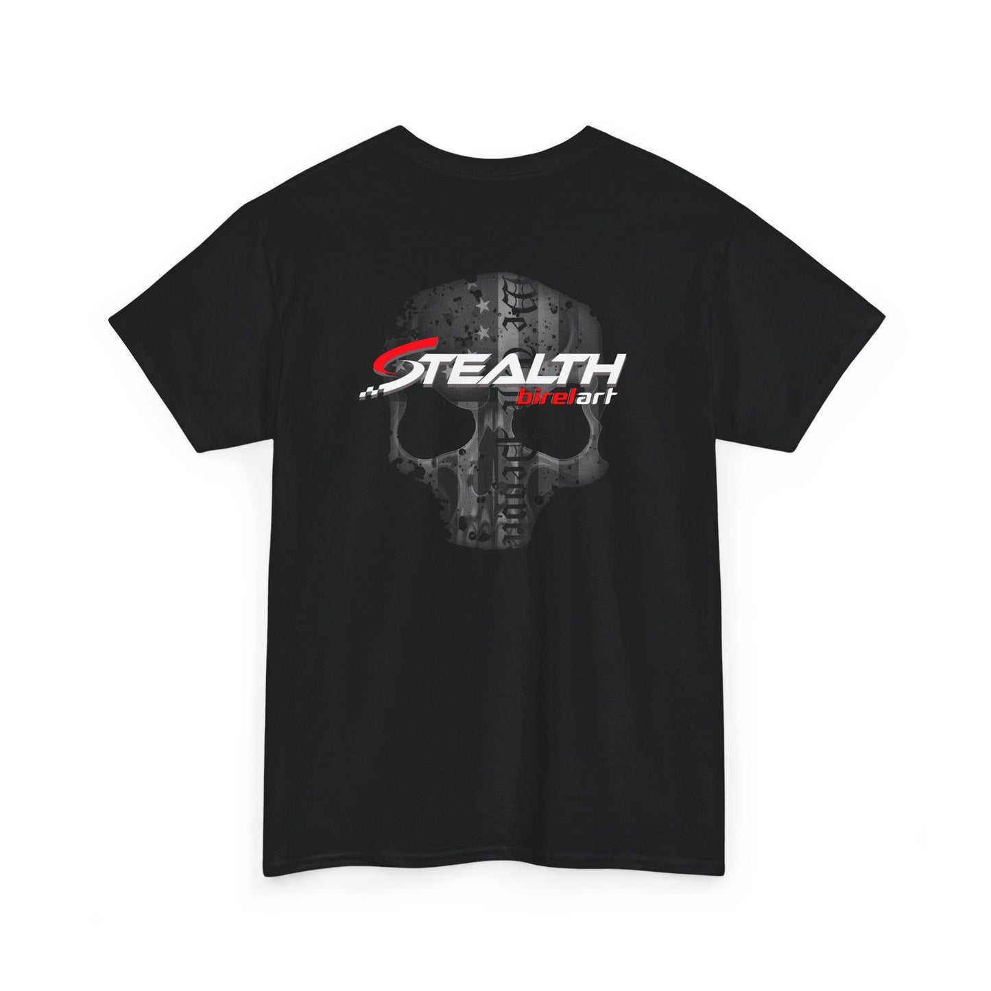 Stealth Motorsport Skull Tee | Unisex Heavy Cotton Shirt, Graphic Tee, Gift for Car Enthusiasts, Racing Apparel, Casual Wear