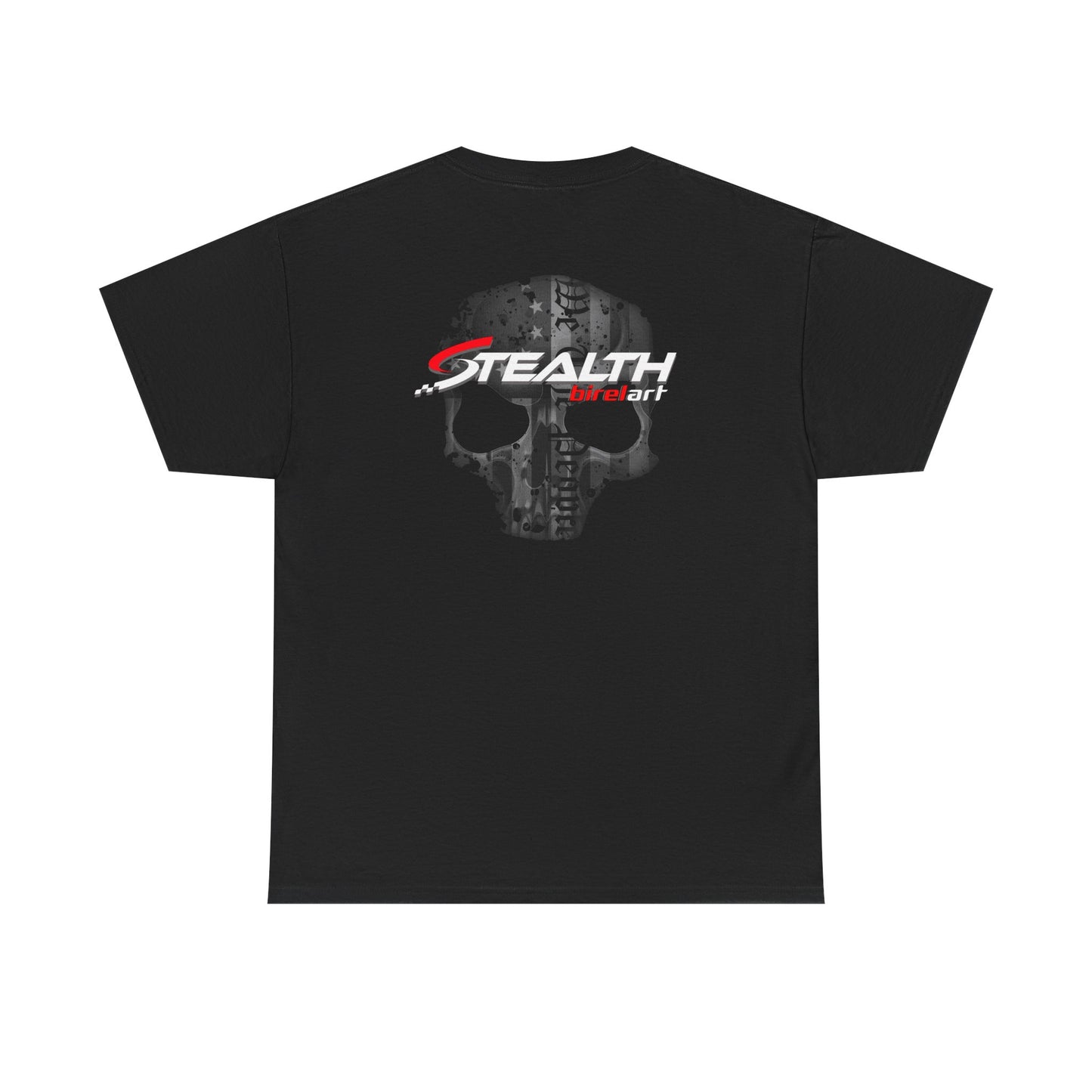 Stealth Motorsport Skull Tee | Unisex Heavy Cotton Shirt, Graphic Tee, Gift for Car Enthusiasts, Racing Apparel, Casual Wear